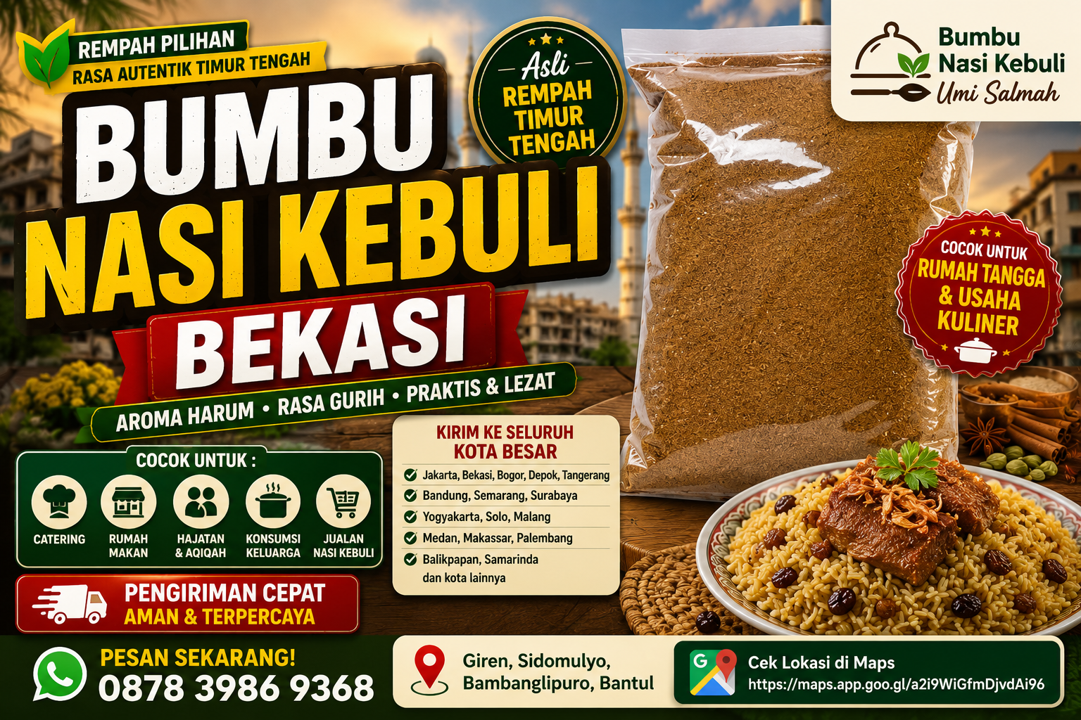 bumbu nasi kebuli bekasi