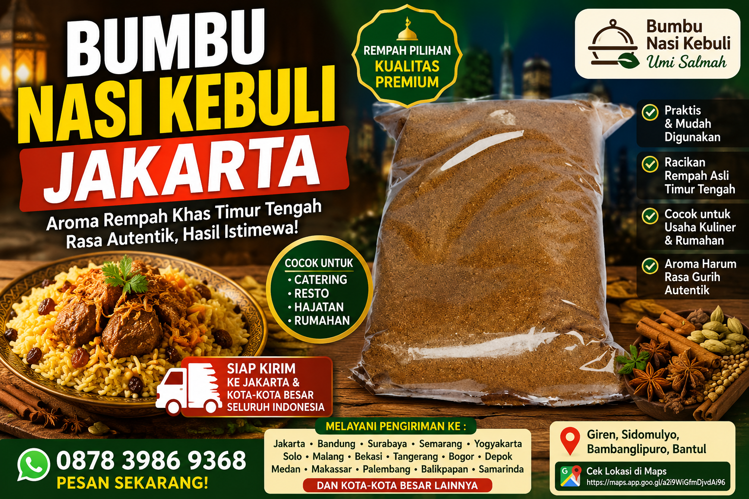bumbu nasi kebuli jakarta