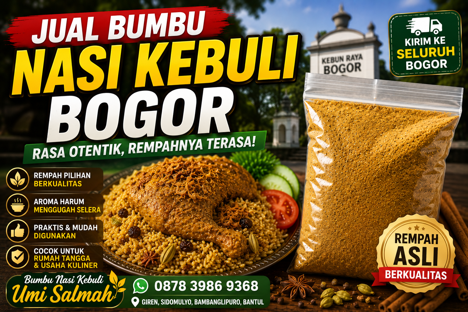 jual bumbu nasi kebuli bogor