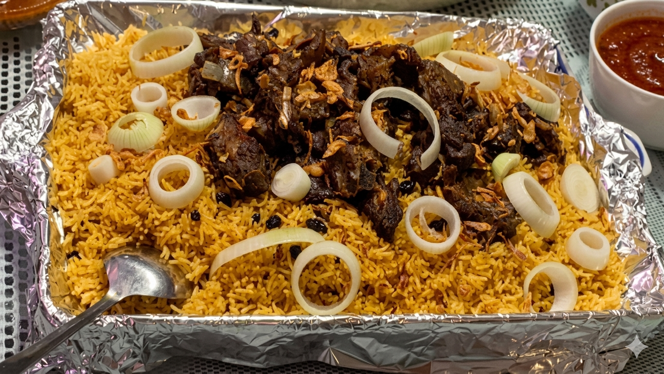 resep nasi kebuli kambing