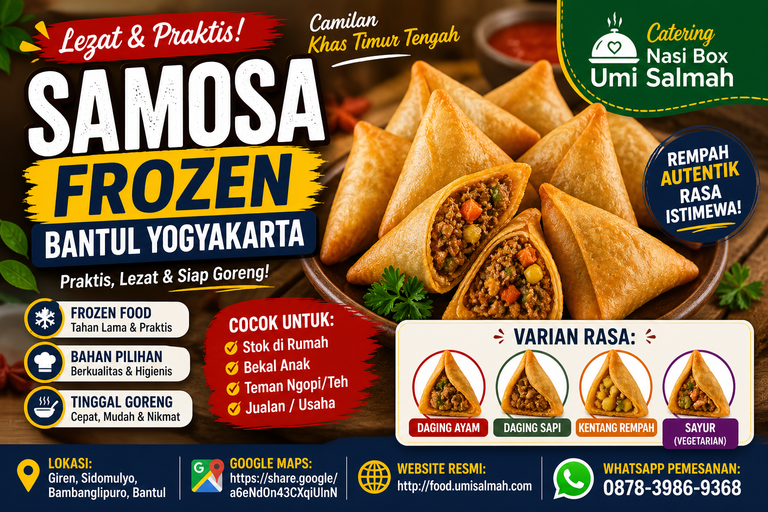 Samosa Frozen Bantul Yogyakarta