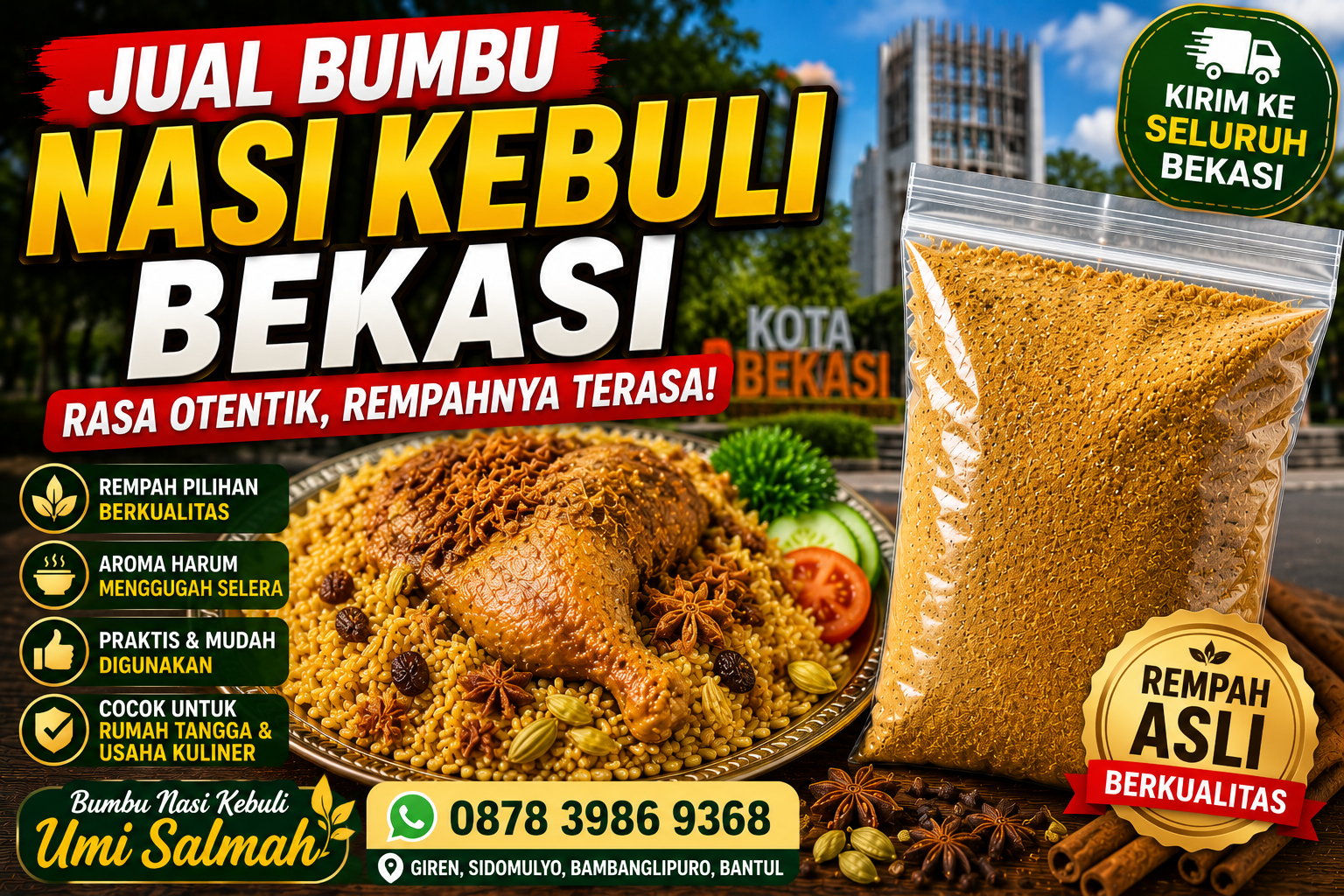 bumbu nasi kebuli bekasi