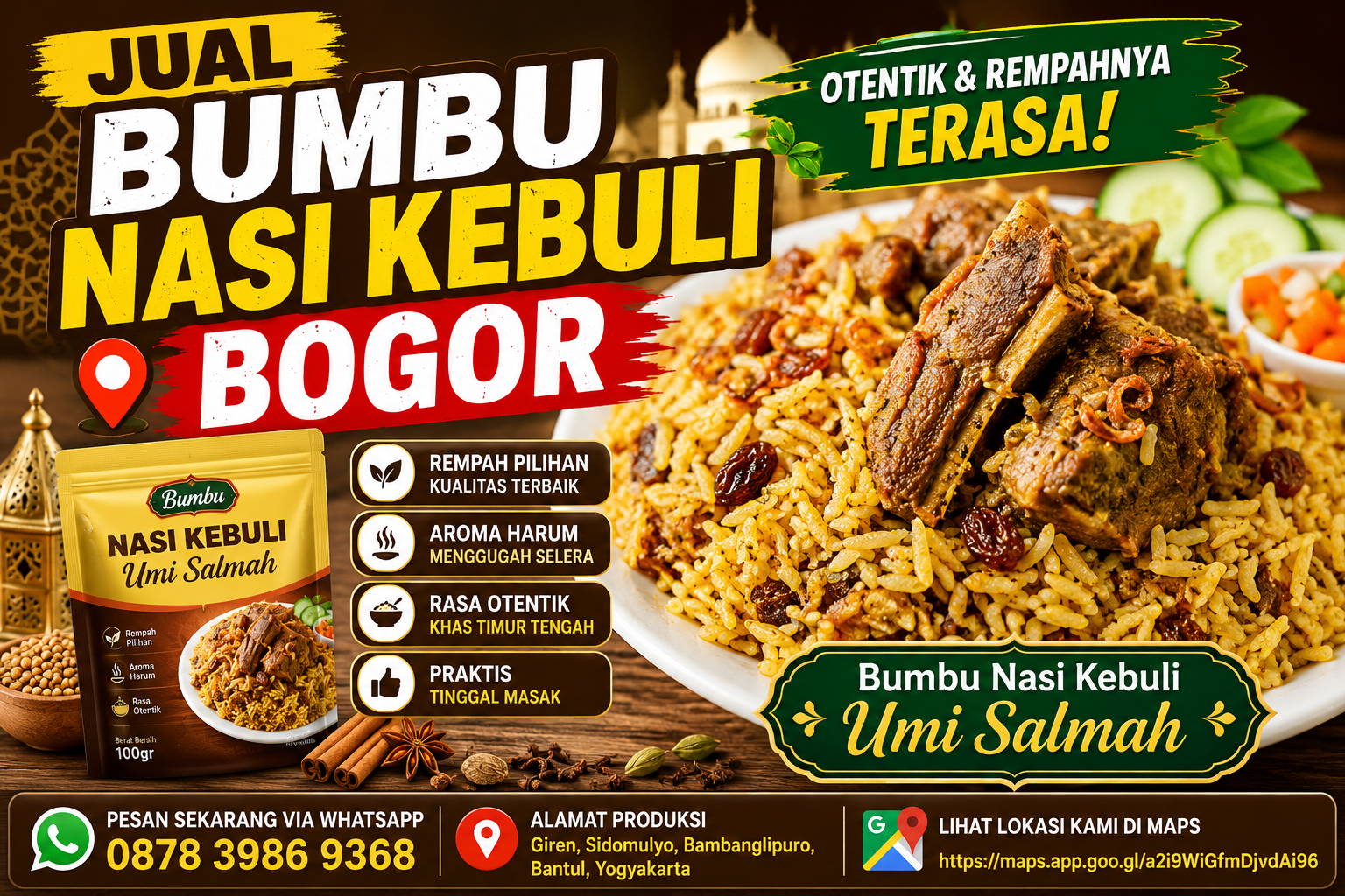 bumbu nasi kebuli bogor