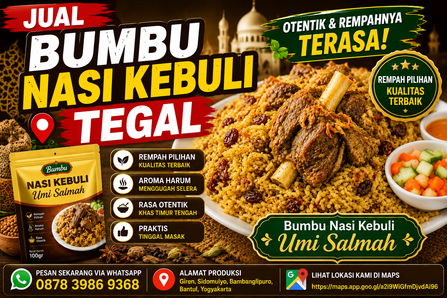 bumbu nasi kebuli tegal